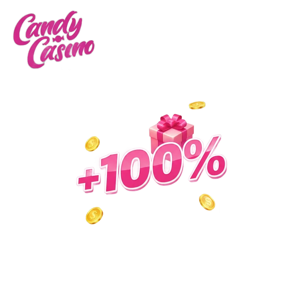 Candy Casino Canada offer: 100% bonus up to 25,000 RUB on first deposit; fair wagering for slots, live games, sportsbook.