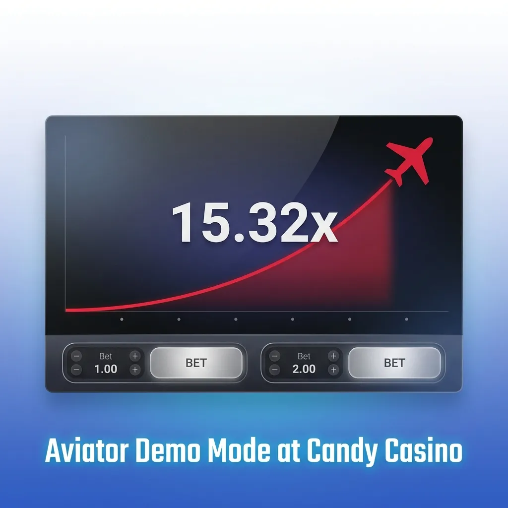 Aviator demo mode interface showing virtual currency gameplay with multiplier chart and cash-out controls