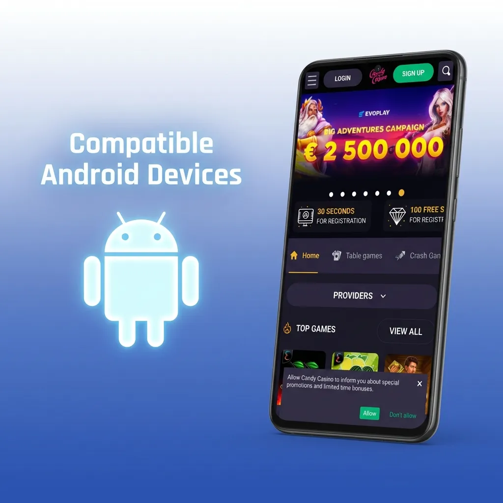 List of compatible Android phones including Samsung Galaxy, Google Pixel, OnePlus, and other popular models in Canada