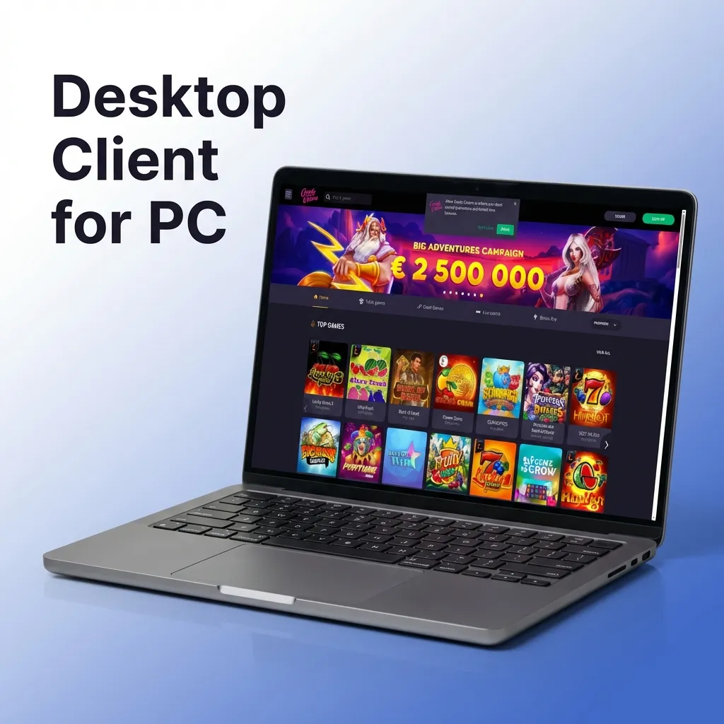 Desktop application installer for Windows and macOS with faster load times and enhanced stability for gaming sessions.