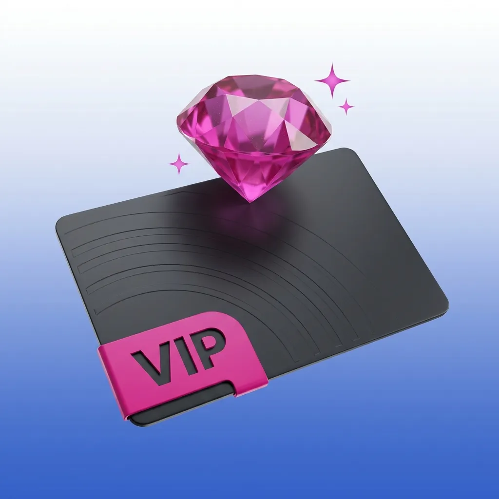 Six-tier loyalty program chart showing progression from Bronze to VIP with point requirements and increasing rewards.