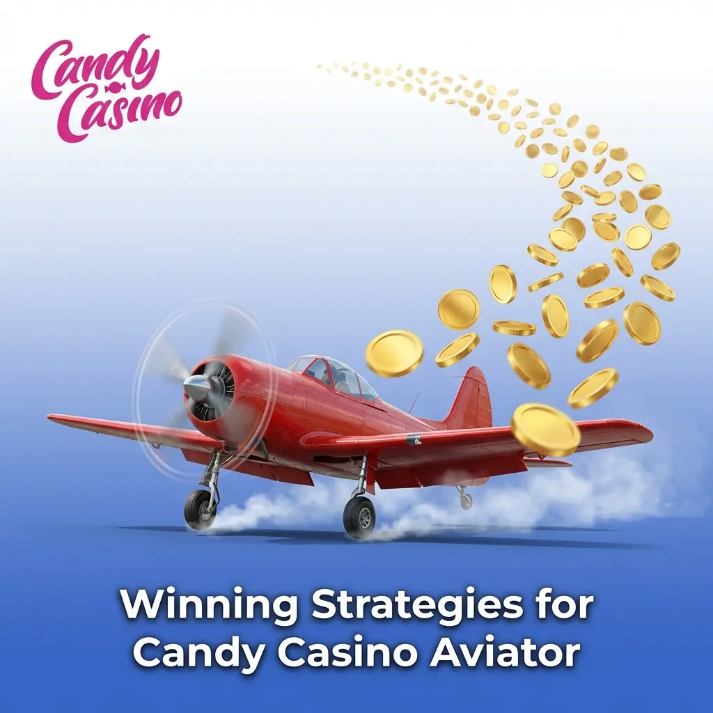 Aviator game interface showing multiplier strategies and bankroll management tips for Candy Casino players