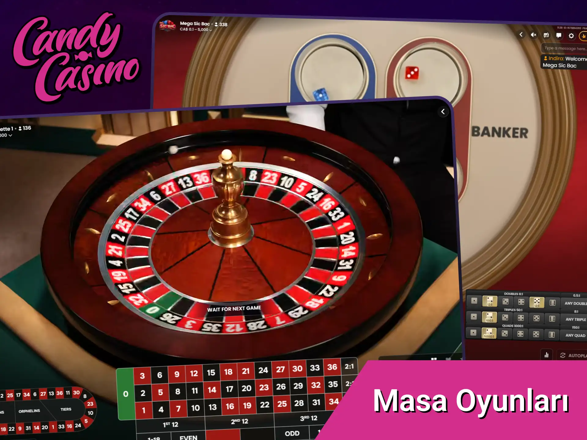 Stratejini geliştir ve Candy Casino masa oyunları masalarında yerini al.