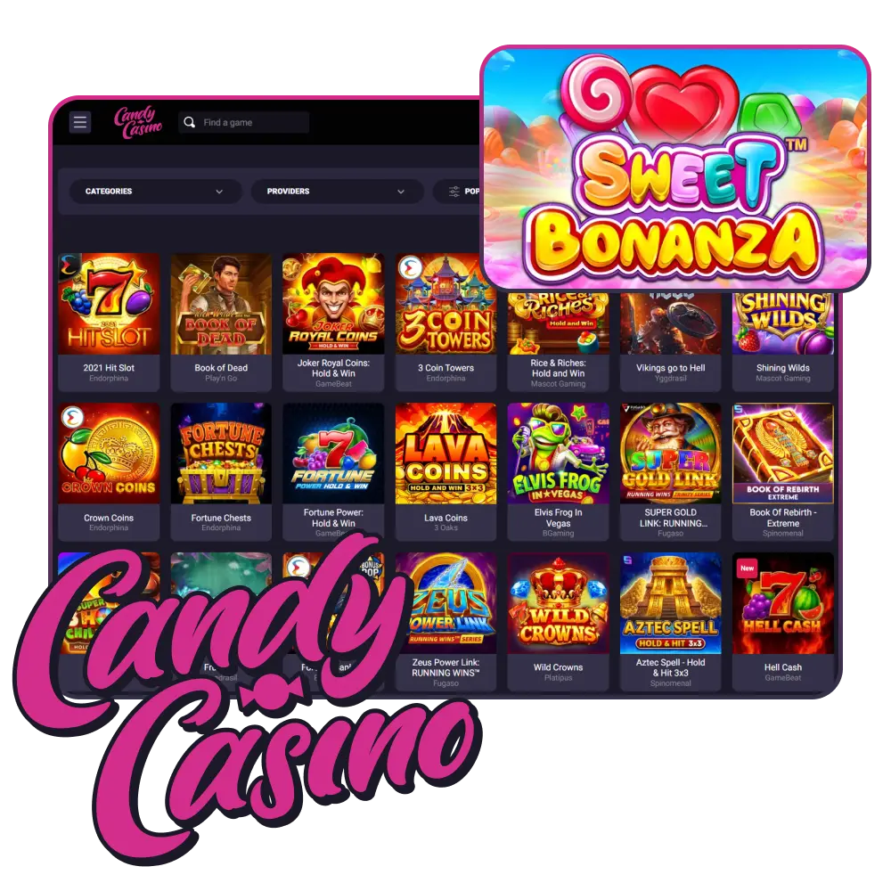 Spin the reels in the official Candy Casino Slots Game to win big.